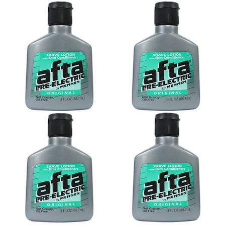 Afta Pre-Electric Shave Lotion Original 3 oz (Pack of 4)