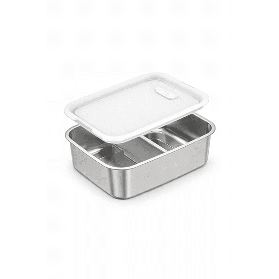 Stainless Steel Replacement Inner Container, 6.3 Cup Removable Liner for Electric Lunch Box