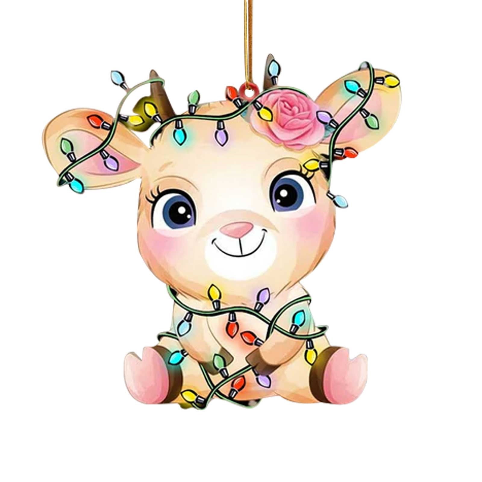 Heiheiup Pattern Small Animals Ornaments Hanging Decoration Gift