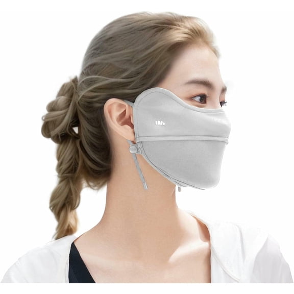 PTSPLLMY UV Sun Protection Face Cover/Neck Gaiter Scarf UPF50 Breathable Cooling for Summer Outdoor Activities Reusable