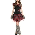 thumbnail image 1 of SUNSIOM Women Halloween Werewolf Costume Festivals Rave Party Role Play Vampire Game Uniforms Cosplay Costume, 1 of 6