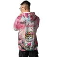 thumbnail image 5 of Hello Valentine’s Day Exotic Shorthair Flower Crown Romantic Pink Floral All Over Print 3D Hoodie Unisex Merch Hoodies Cat Lover Kitten Owner Gifts - 00031, 5 of 6