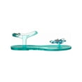 thumbnail image 3 of BETSEY JOHNSON Womens Teal Adjustable Embellished Tabby Round Toe Buckle Sandals Shoes 37, 3 of 4