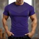 thumbnail image 2 of Tight Fitting Sports And Fitness Short Sleeved Round Neck T-ShirtM, 2 of 5