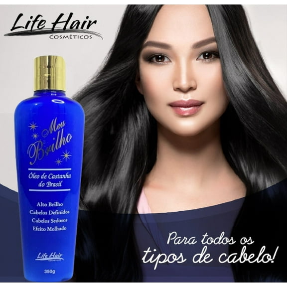 Leave-in Meu Brilho Life Hair Cosmetics-350g-MY BRIGHTNESS