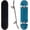Blue Checkerboard, variant on Awaken 8" Complete Skateboard (Green Monster)