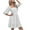 White, variant on QUYUON Summer Mini Dresses for Women Square Neck 3/4 Sleeve Flowy Babydoll Mini Short Beach Dress Pleated A-Line Ruffle Swing Tunic Dresses Club Party Dress Style D-6499 Black XL