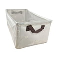thumbnail image 4 of Caja de contenedores de tela organizadora de armario, contenedores de almacenamiento de ropa, contenedores de almacenamiento plegables para el hogar beige, 4 of 9