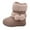 Beige, variant on Toddler Snow Boots for kids Fashion Winter Plush Platform Boots Little Kids Ankle Boots Toddler Kids Wool Lined Slippers Girls Boys Outdoor Warm Indoor Home Anti- Trendy Mini Boots