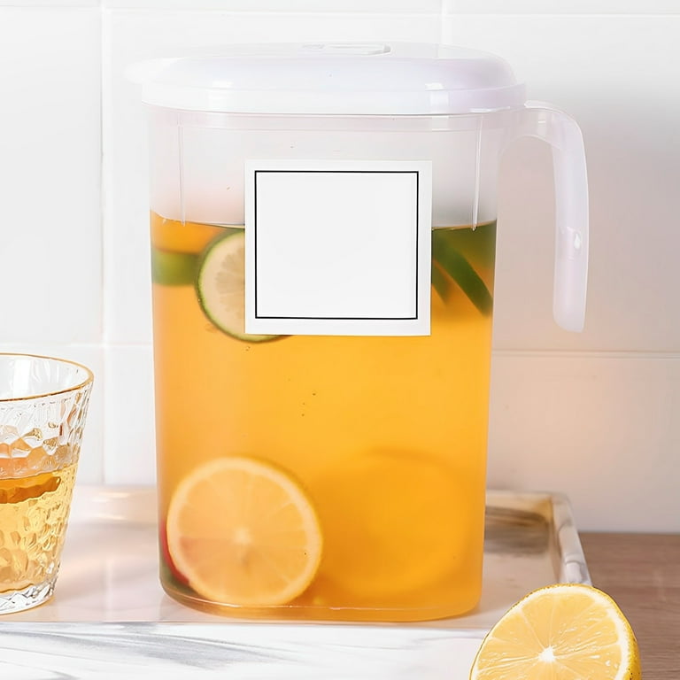 Fridge Jug With Filter Lid, Plastic Water Pitchers With Handle