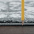 thumbnail image 4 of Madison Traditional 5' Round Dark Gray and Cream Polypropylene Indoor Area Rug, 4 of 8
