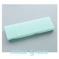 thumbnail image 2 of tooloflife Frosted Pencil Box Pencil Case Suitable for Pens Pencils Erasers Half Transparent Mint Green L, 2 of 7