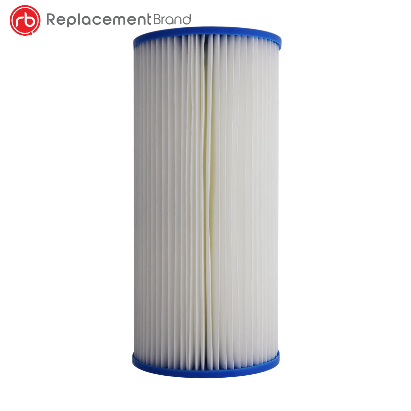 ReplacementBrand R50-BB Pentek Comparable 10 x 4.5 Inch 50 Micron Whole House Pleated Sediment Filter 