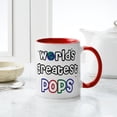thumbnail image 4 of CafePress - World's Greatest Pops Mug - 11 oz Ceramic Mug - Novelty Coffee Tea Cup, 4 of 4