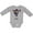 AC-Heather Grey, variant on Inktastic African American Girl, Cheerleaders, Blue Uniform Girls Long Sleeve Baby Bodysuit