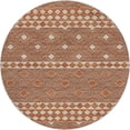 thumbnail image 2 of Addison Rugs Dream Shag Premium Machine Washable Transitional Cultural, Diamond Canyon Round Rug, 8' x 8', 2 of 8