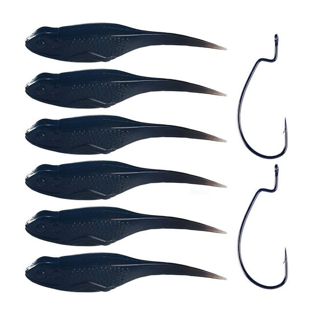 Swimbaits Fishing Tackle Soft Plastic Lure Realistic Appearance for Outdoor Pond Fishing