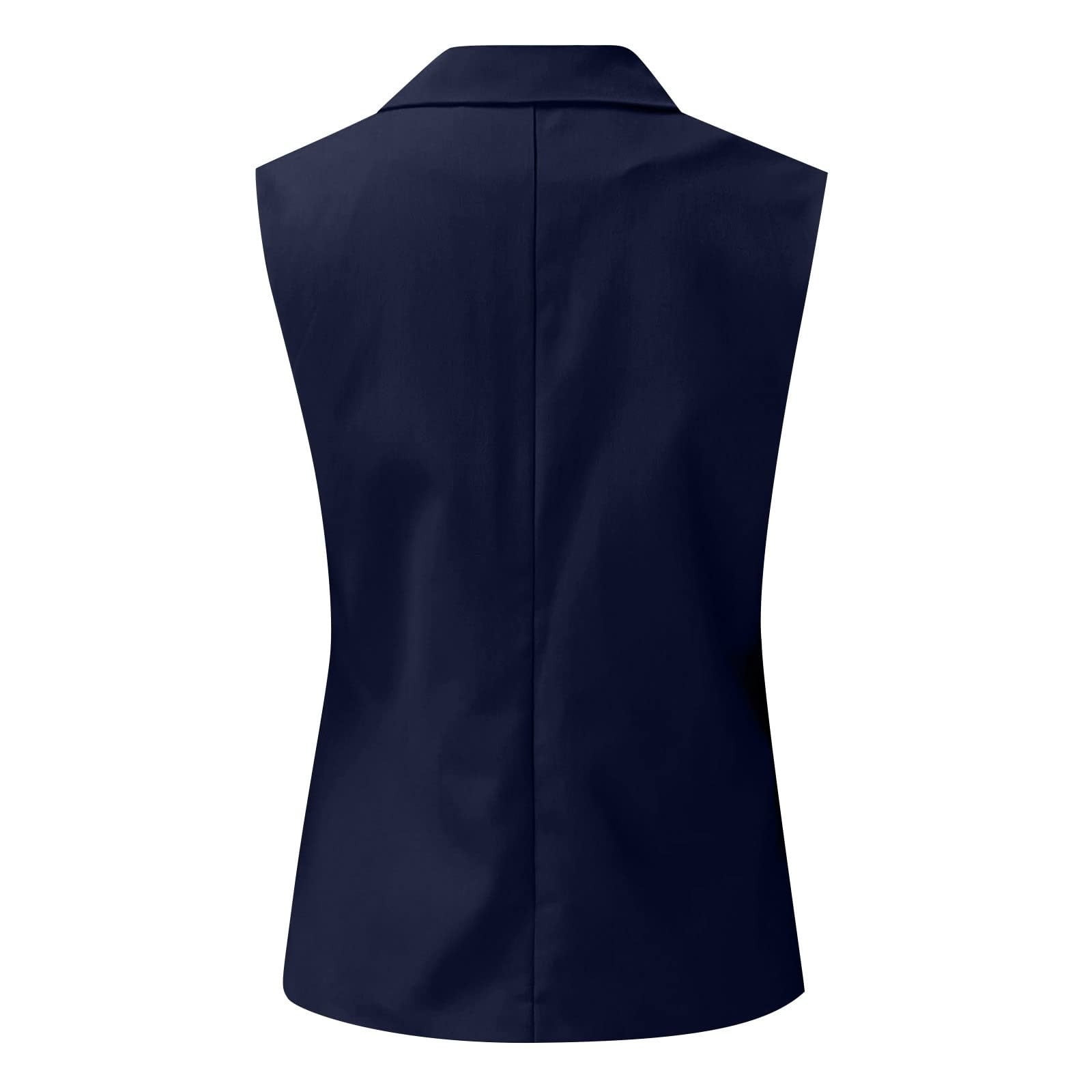 RYRJJ Women's Business Casual Blazer Vest Fashion Sleeveless RYRJJ Women's Business Casual Blazer Vest Fashion Sleeveless