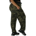 thumbnail image 4 of Unique Bargains Juniors' Plus Size Drawstring Waist Contrast Color Jogger Pants, 4 of 6
