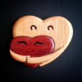 thumbnail image 4 of 4 Pcs Décoration de Table Cœur de la Saint-Valentin Panneau à Étages, Panneau en Bois pour Femmes, 4 of 5