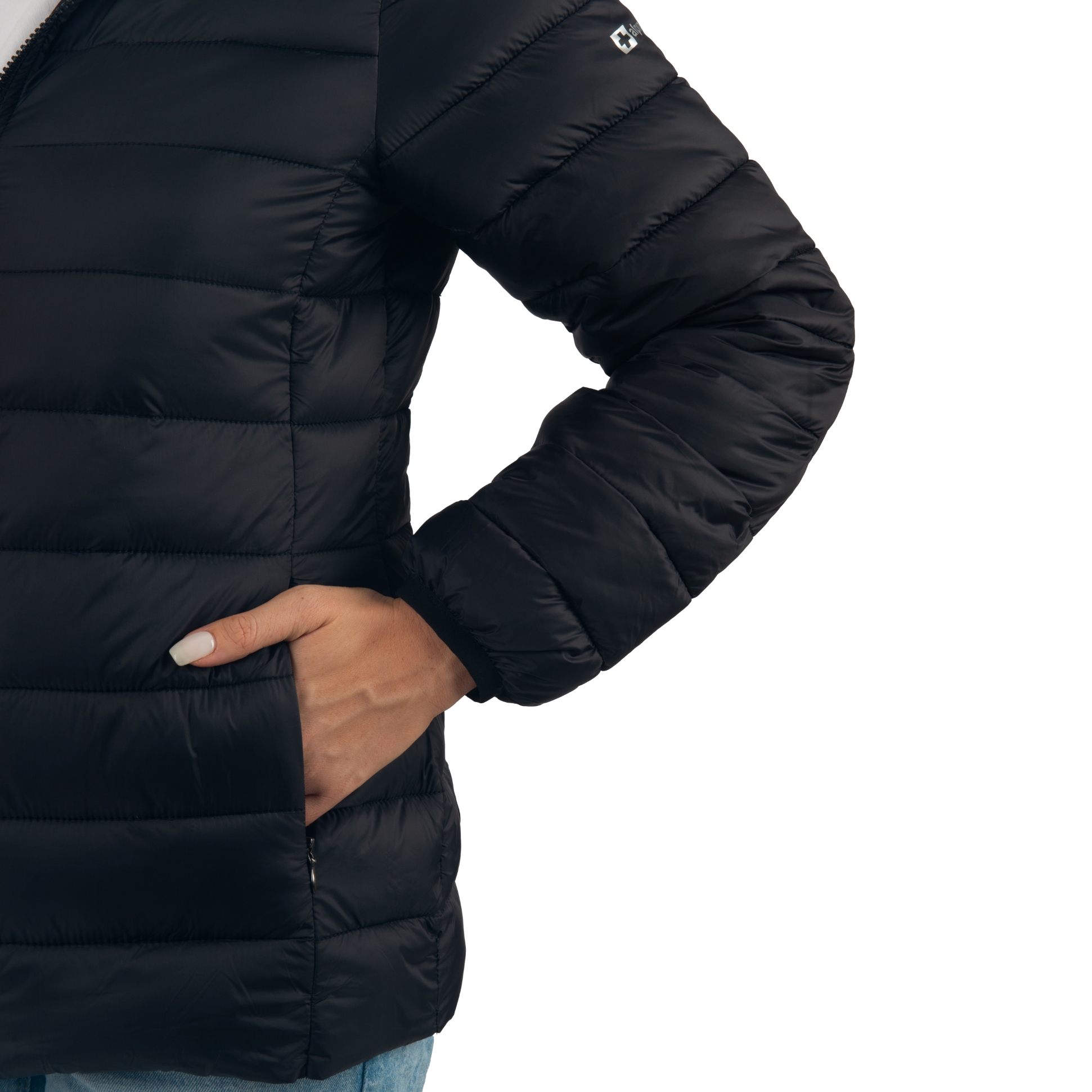 Alpine Swiss Eva Women's Lightweight Hooded Puffer Jacket photo 7
