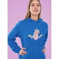 thumbnail image 2 of Unicorn With Shooting Stars  Hoodie Women -Image by Shutterstock, Female Small, 2 of 4