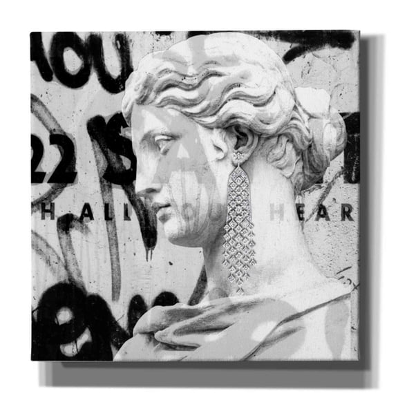 Epic Graffiti 'Graffiti Bust 1' by Karen Smith, Canvas Wall Art, 12"x12"