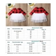 thumbnail image 2 of Christmas Kids Baby Girl Festival Xmas Party Dress Xmas Plaids Dress Clothes, 2 of 5