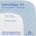 thumbnail image 4 of Juego de sábanas Mattress-Homes de 600 hilos, 100% algodón, tamaño queen, 4 of 9