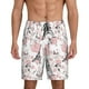 thumbnail image 1 of Fotbe Paris Pantalones Cortos de Pijama para Hombre, Ropa de Dormir, Pantalones de Pijama Cortos para Hombre-Small, 1 of 6