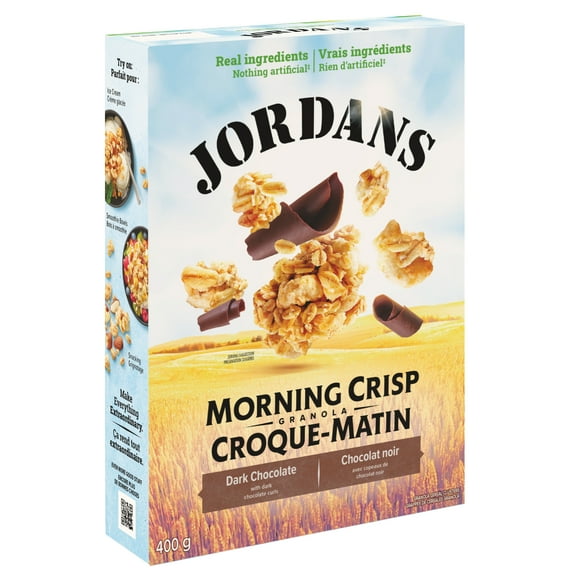 Jordans Morning Crisp Dark Chocolate Granola Cereal, 400 g