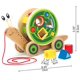 thumbnail image 5 of Caracol Pull Toy con forma de caracol para caminar, de madera, con clasificador de formas, 5 of 8
