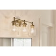 thumbnail image 4 of 45886NBR Kichler Lighting Winslow - 3 Light Bath Vanity Approved for Damp Locations - with Contemporary inspirations - 9.25 inches tall by 21.5 inches, 4 of 7