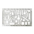 thumbnail image 1 of Seitruly Escala de regla transparente Reglas portátiles Plantilla de herramienta de medición multifuncional Suministro de círculo de dibujo para Kits de experimentos de química Tipo 2, 1 of 6