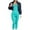 One Piece-Blue, variant on Jumpsuit for Women Yoga Tummy Control Butt Lifting Running one Piece V Neck Ribbed Stretchy Soft Workout Jumpsuits Trendy Active Wear