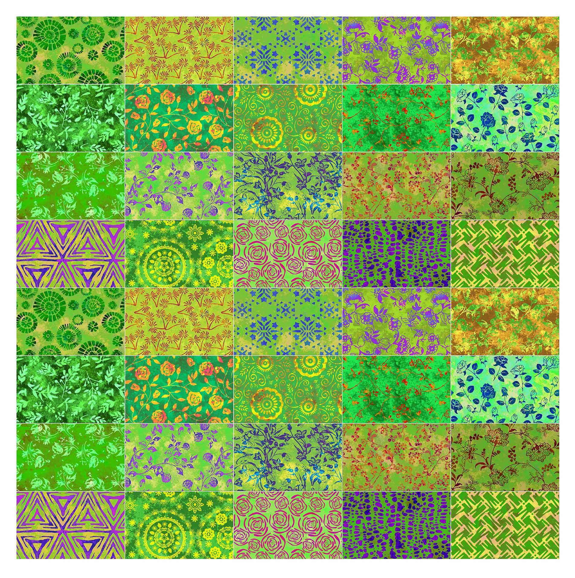 Soimoi Batik Print Precut 10-inch Cotton Fabric Quilting Squares Charm Pack DIY Patchwork Sewing Craft