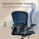 thumbnail image 2 of Silla de Oficina Ergonómica FelixKing con Soporte Lumbar Ajustable, Azul Marino, 2 of 7