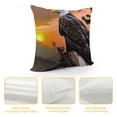 thumbnail image 4 of Orinice Bald Eagle Graphic Decorative Cushion Cover Aesthetic Decor for Home Living Room Sofa, Square 1PC 12x12in, 4 of 5