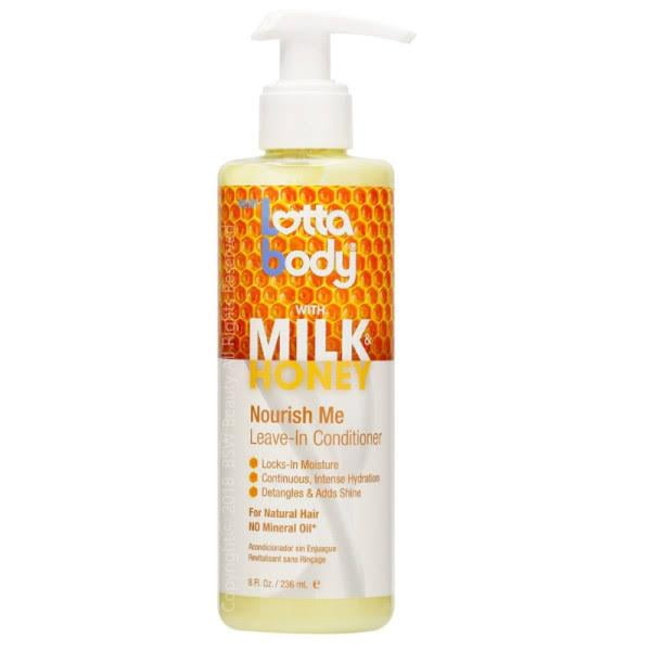 Lotta Body Nourish Me Leave In Conditioner, Milk & Honey 8 Oz Walmart