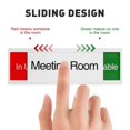 thumbnail image 3 of Office Door Sign Meeting Room In Use Available Sign Practical Slide Door Sign, 3 of 3