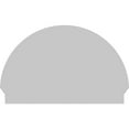 thumbnail image 5 of Ekena Millwork 42"W x 27-3/4"H x 2-3/4"P Half Round Smooth Architectural Grade PVC Combination Pediment, 5 of 7