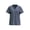 001Gray, variant on ASDFVBKG Women's Scrub Top Short Sleeve V-Neck Working Top with Pocket Solid Color Plus Size 2026 Casual Workwear Scrub Tops Royal Blue M
