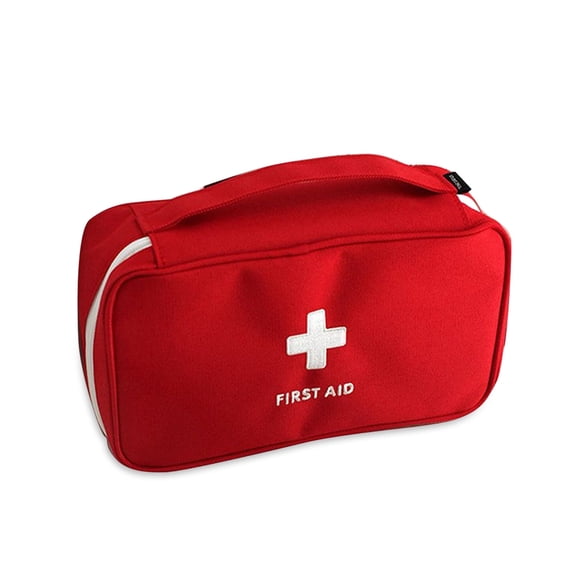 Advancent Bolsas de almacenamiento de emergencia Estuches organizadores de pastillas de tela Oxford Estuche de transporte Rojo Almacenamiento y organización del hogar Rojo