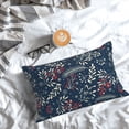 thumbnail image 3 of Salouo Merry Christmas Pattern Pillow Cases,1PC Pillow Covers with Envelope Closure Decorative Pillow Case for Bed Couch,Pillows Not Included-20"x30", 3 of 6