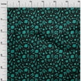 thumbnail image 3 of oneOone Polyester Spandex Black Fabric Numerical Symbols Dress Material Fabric Print Fabric By The Yard 56 Inch Wide, 3 of 4