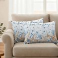 thumbnail image 6 of Outdoor Pillow Covers 20x12 Set of 2, Blue Starfish Coastal Waterproof Patio Throw Pillow Covers for Couch Sofa Chair, Nautical Summer Beach Ocean Coral Decorative Pillowcases for Throw Pillows, 6 of 9