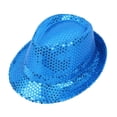 thumbnail image 2 of Sparkly Sequin Top Hat For Kids Performance Dance Party Stage Show Costume Casual PP2 - One Size, 2 of 6