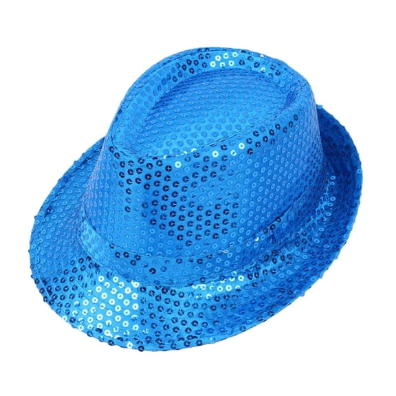 Sparkly Sequin Top Hat For Kids Performance Dance Party Stage Show