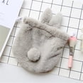 thumbnail image 2 of Bunny Drawstring Bag: Bunny Makeup Bag - Cute Drawstring Pouch - Girls Rabbit Pouch for Women Girls (gray), 2 of 4