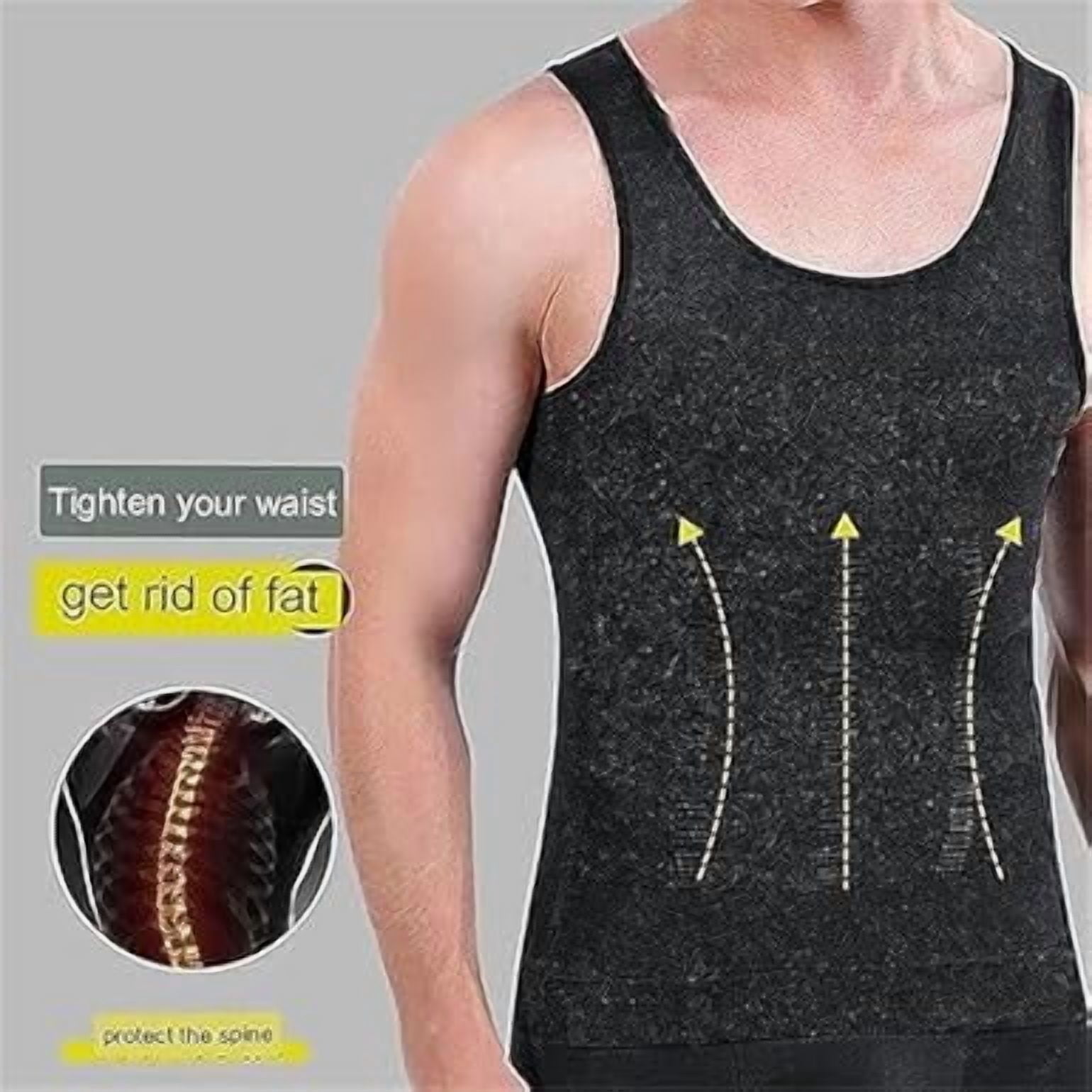 Selure Shaping Tank Men, Upgraded Compression Shaping Tank 2.0 Men, Breathable Invisible Shirts